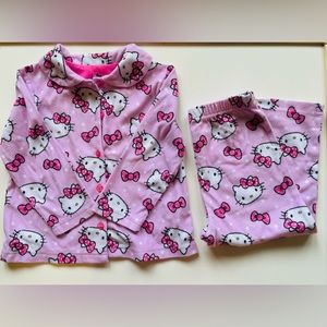 Hello Kitty Flannel Pajamas